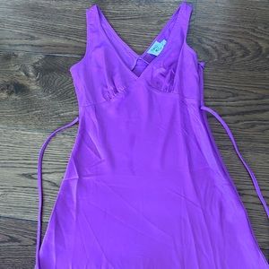 princess polly purple dress, size 2